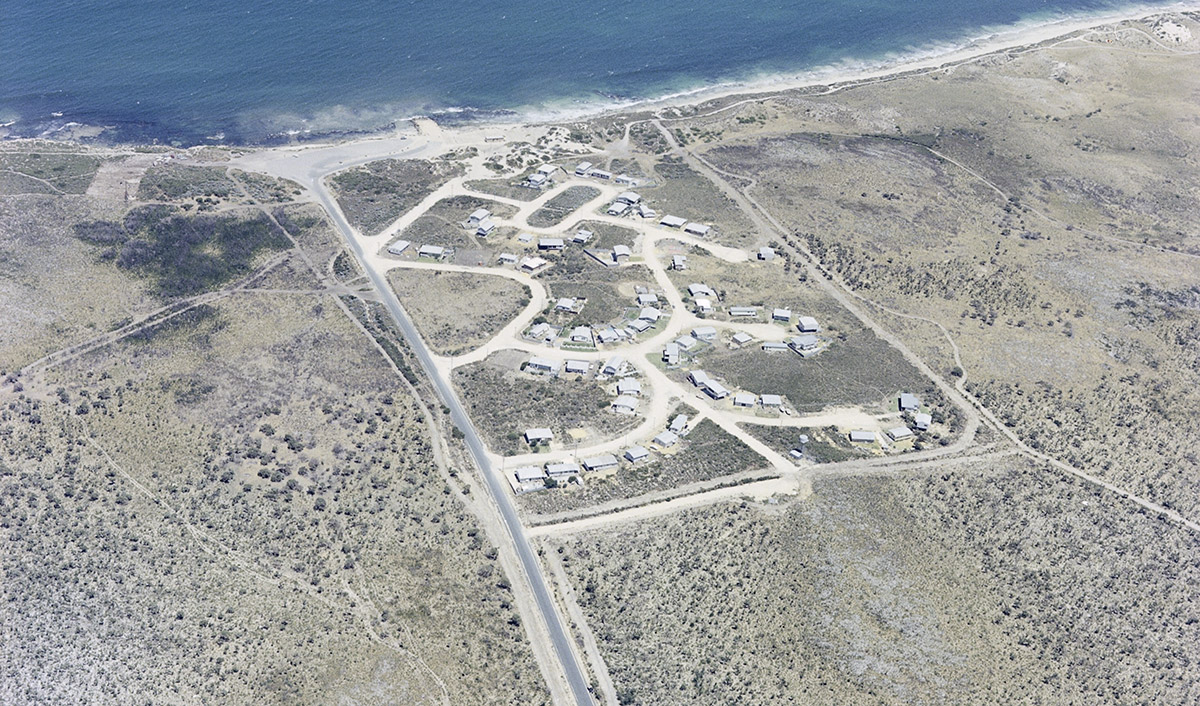 Aerial photograph of Burns Beach, 1973